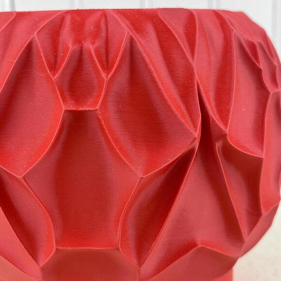 Modern Geometric Planter Pot, Vessel Planter Pot, Small Indoor Flower Pot - Picture 5 of 10